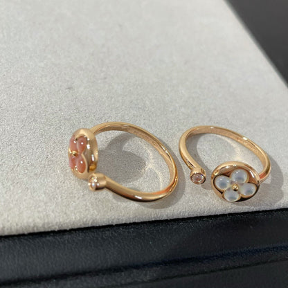 [⭐Spark]SUN 1 DIAMOND PINK MOP RING