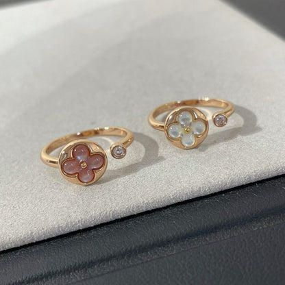 [⭐Spark]SUN 1 DIAMOND PINK MOP RING