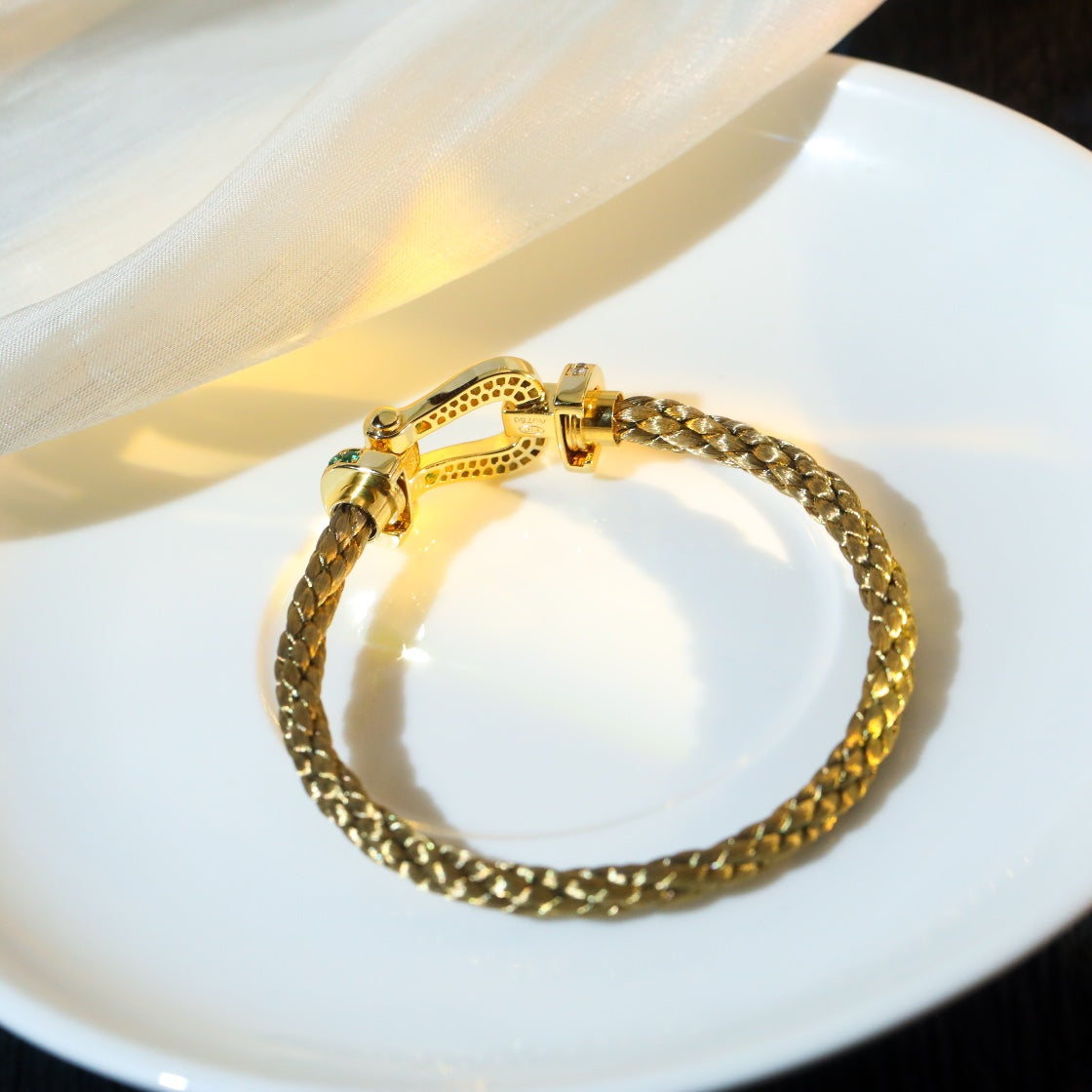 [⭐Spark]FORCE 10 GOLD GREEN DIAMOND PAVED