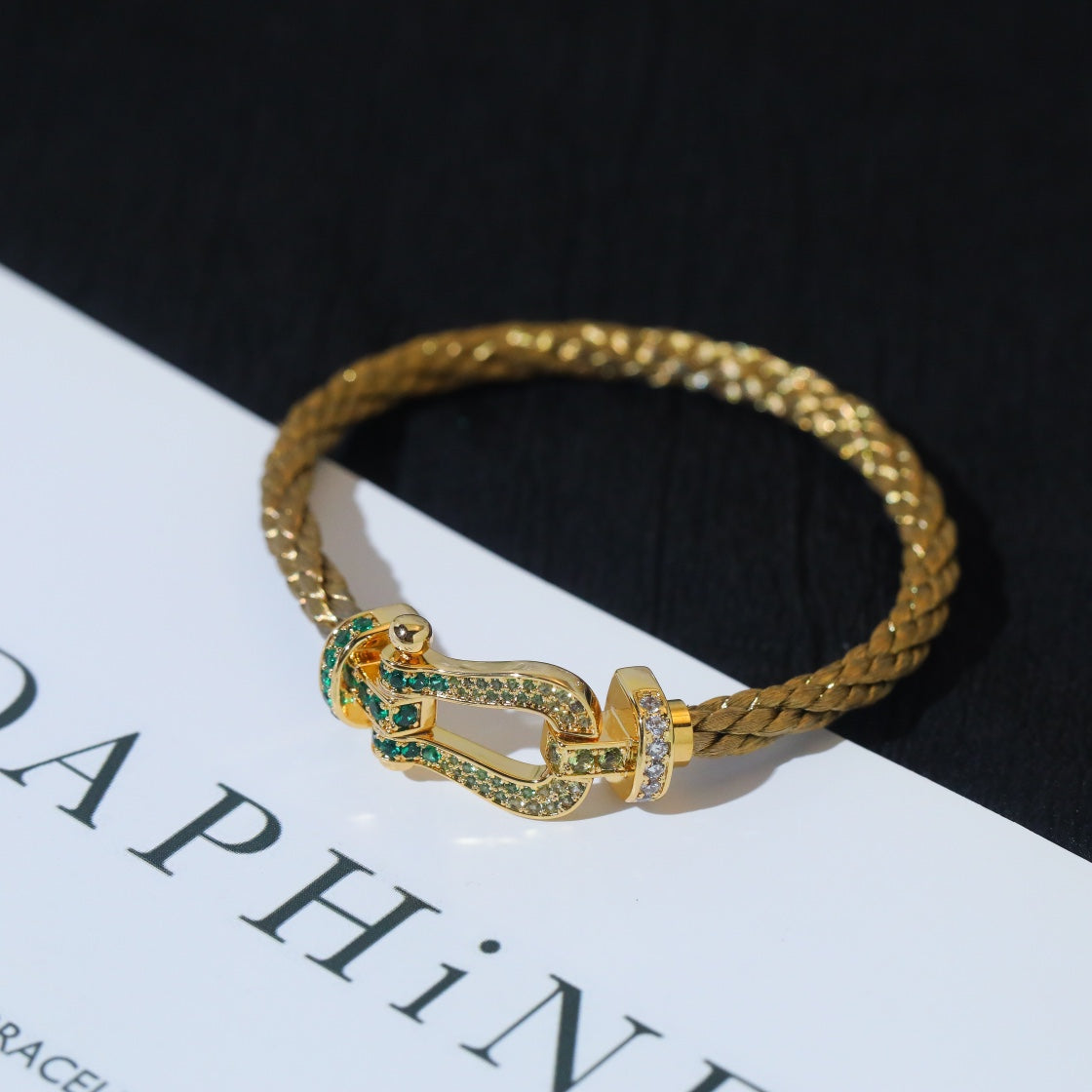 [⭐Spark]FORCE 10 GOLD GREEN DIAMOND PAVED