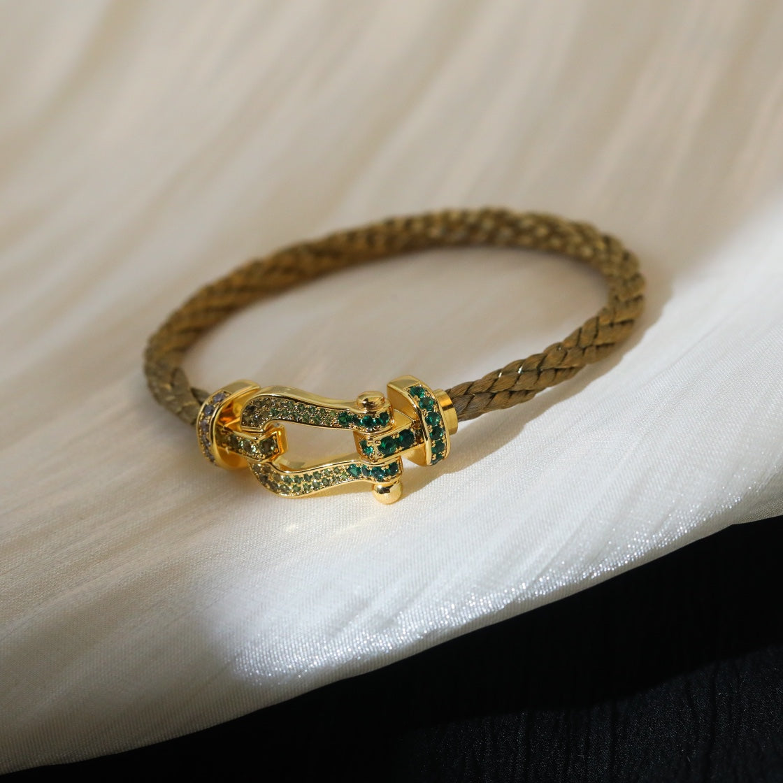 [⭐Spark]FORCE 10 GOLD GREEN DIAMOND PAVED
