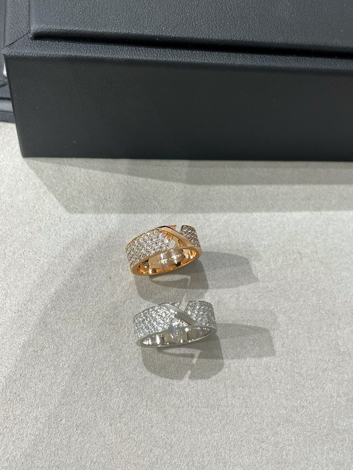 [⭐Spark]LIENS EVIDENCE  DIAMOND PAVED RING