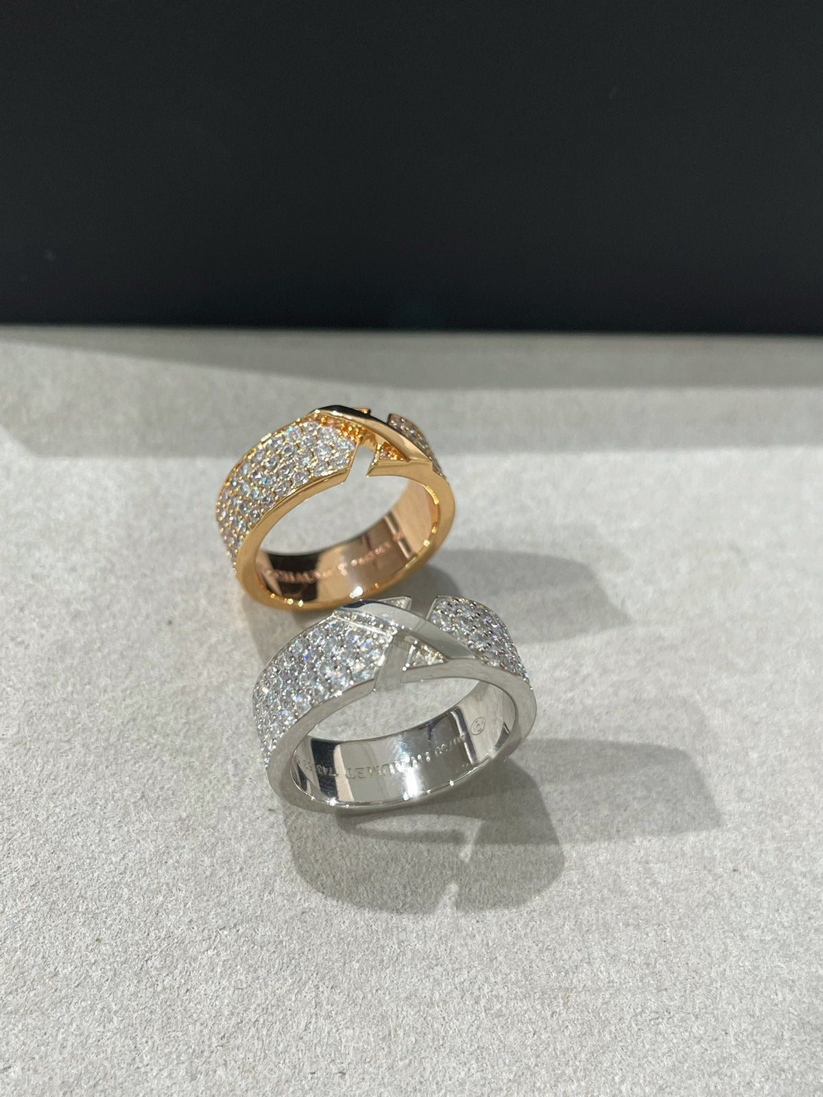 [⭐Spark]LIENS EVIDENCE  DIAMOND PAVED RING