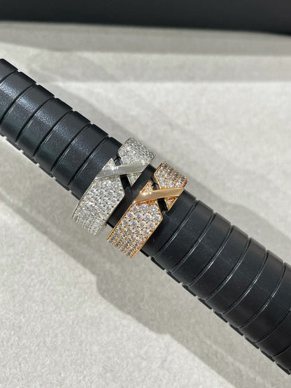[⭐Spark]LIENS EVIDENCE  DIAMOND PAVED RING