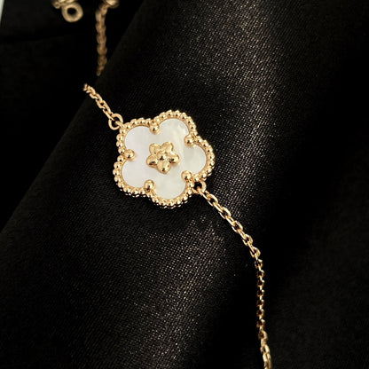 [⭐Spark]LUCKY SPRING ROSE GOLD MOP BRACELET