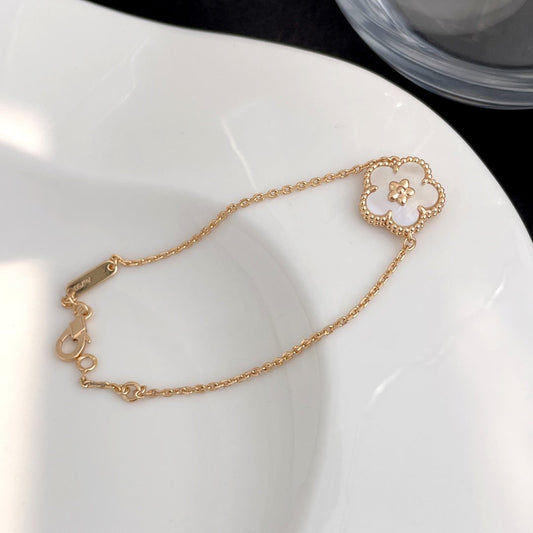[⭐Spark]LUCKY SPRING ROSE GOLD MOP BRACELET