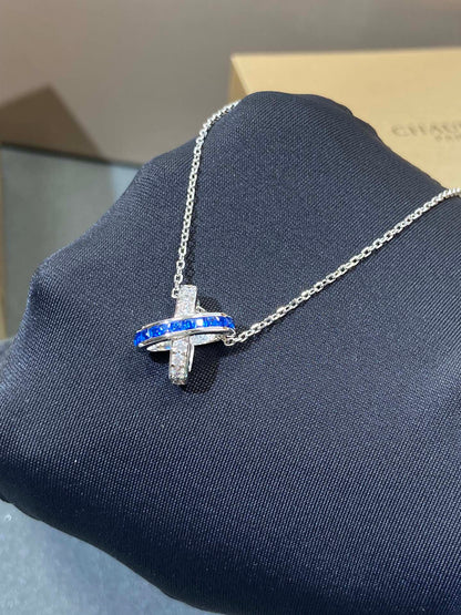 [⭐Spark]LIENS DIAMOND SILVER NECKLACE