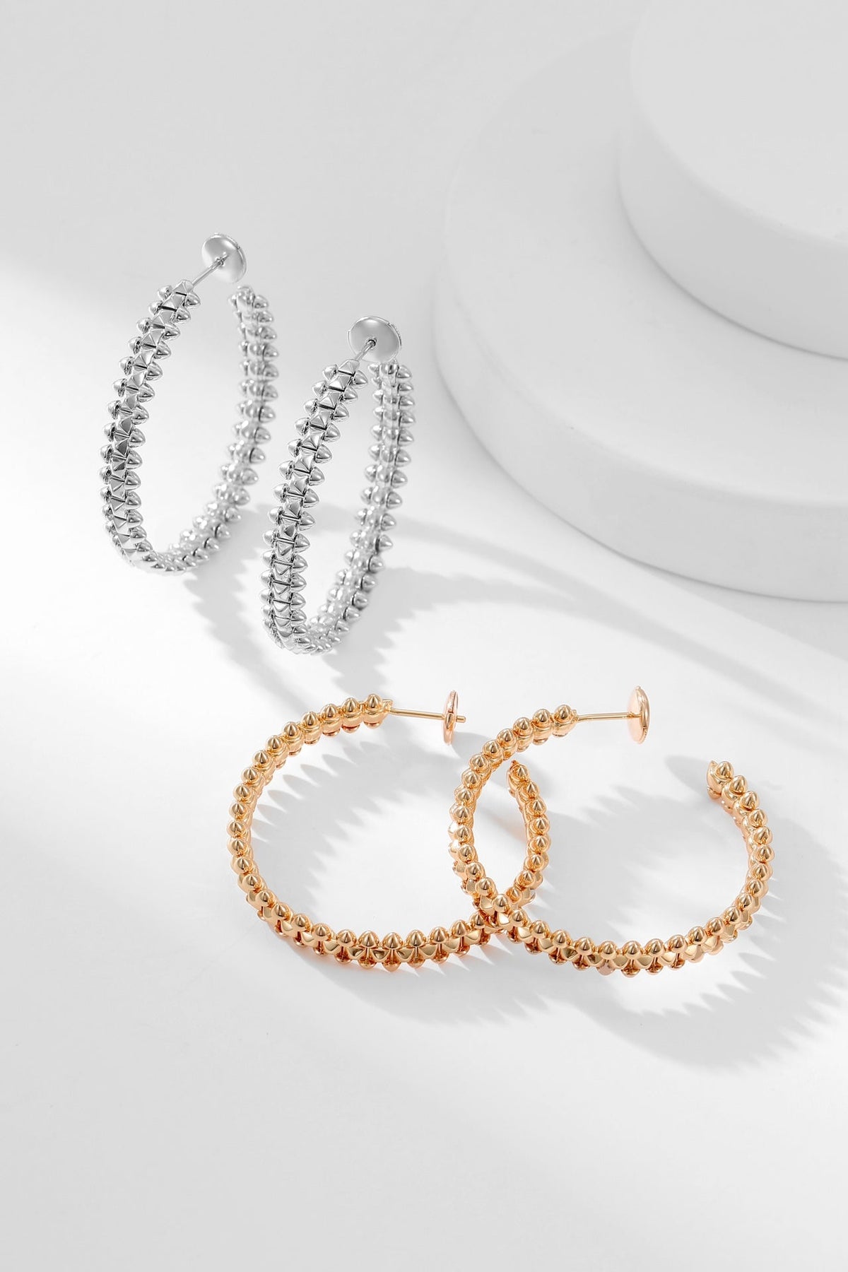 [⭐Spark]CLASH HOOP EARRINGS