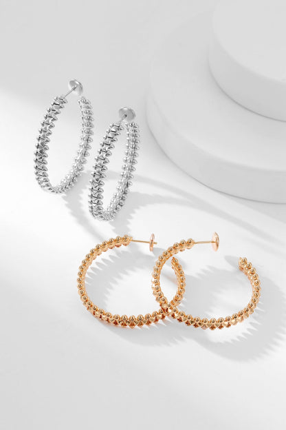 [⭐Spark]CLASH HOOP EARRINGS
