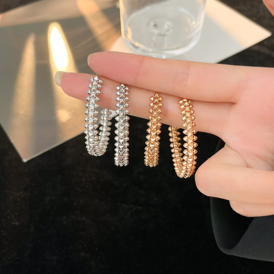 [⭐Spark]CLASH HOOP EARRINGS