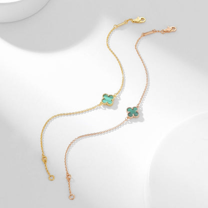 [⭐Spark]CLOVER BRACELET MALACHITE 1 MOTIF
