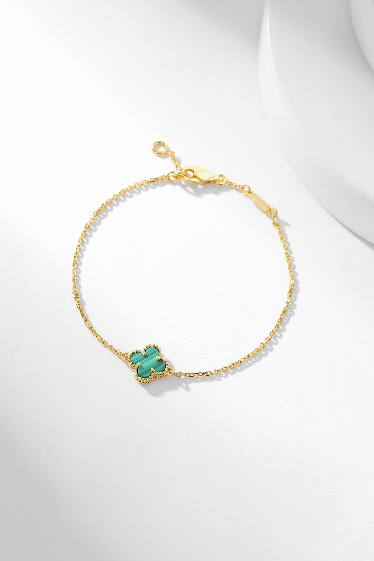 [⭐Spark]CLOVER BRACELET MALACHITE 1 MOTIF