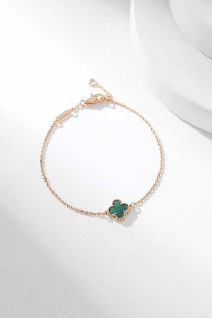 [⭐Spark]CLOVER BRACELET MALACHITE 1 MOTIF