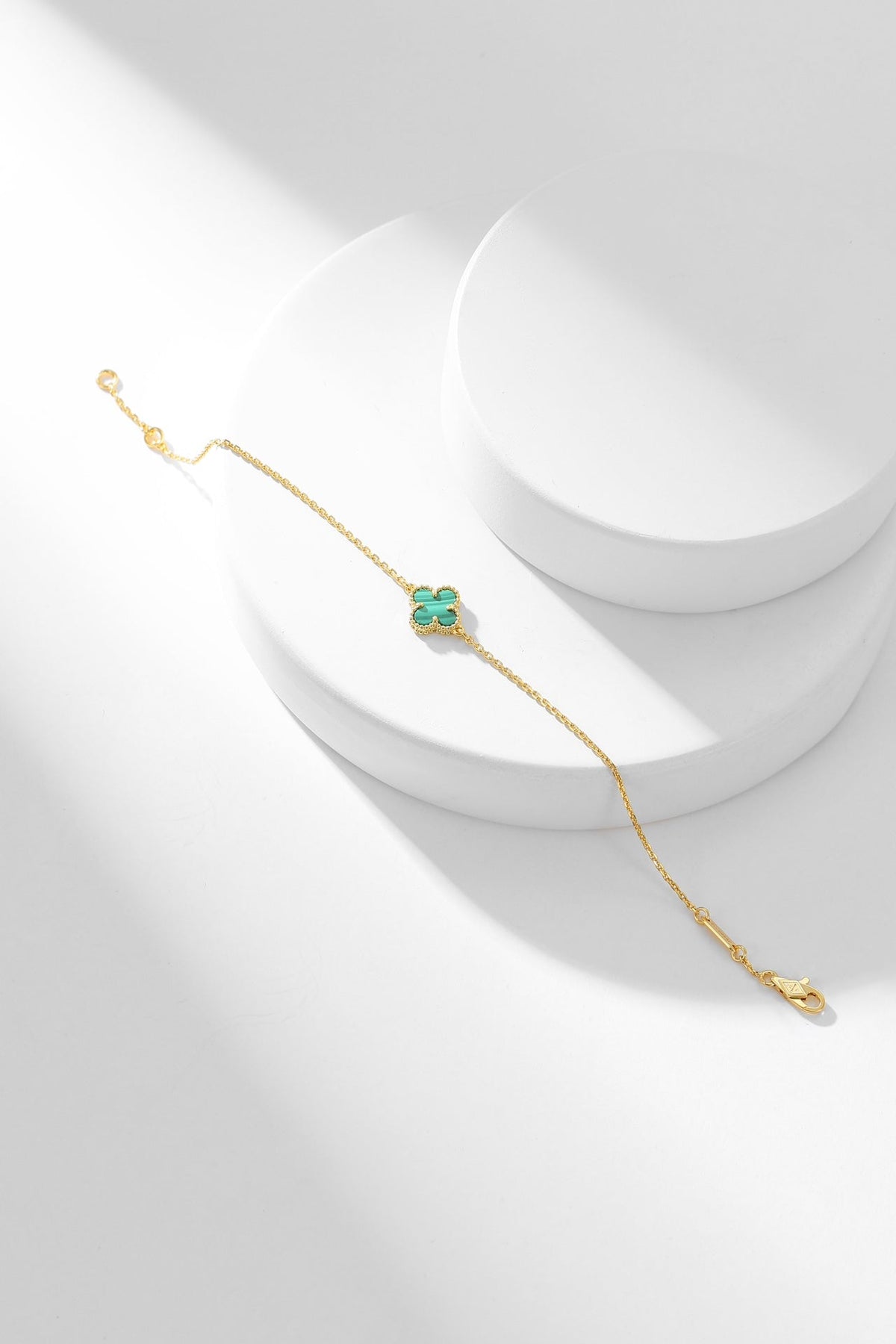 [⭐Spark]CLOVER BRACELET MALACHITE 1 MOTIF