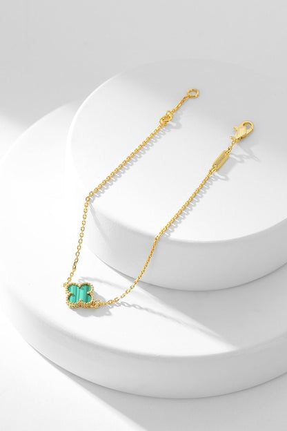 [⭐Spark]CLOVER BRACELET MALACHITE 1 MOTIF
