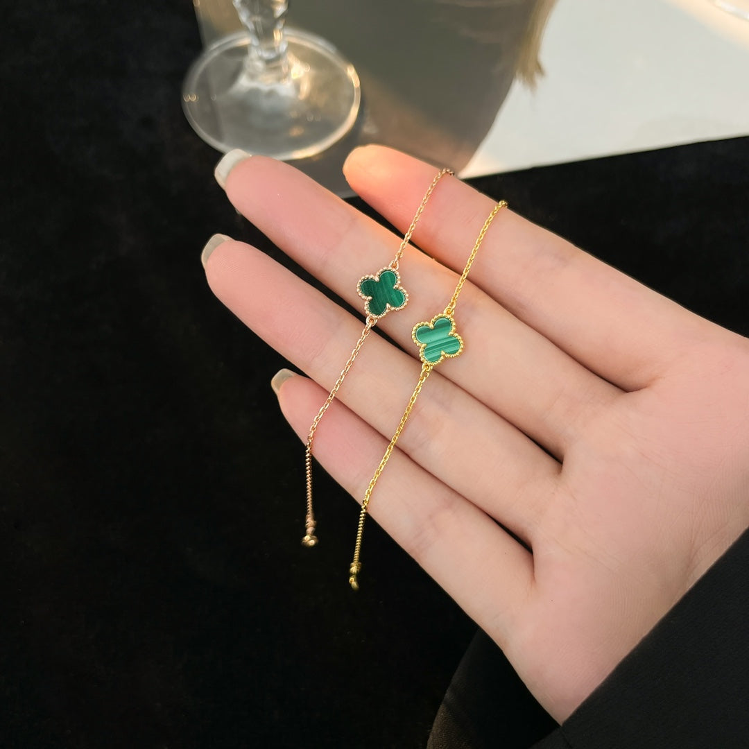[⭐Spark]CLOVER BRACELET MALACHITE 1 MOTIF