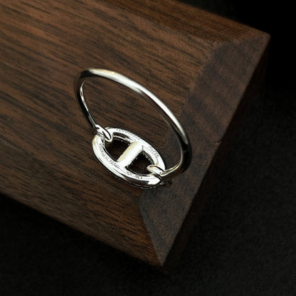 [⭐Spark]RONDE SMALL SILVER DIAMOND RING