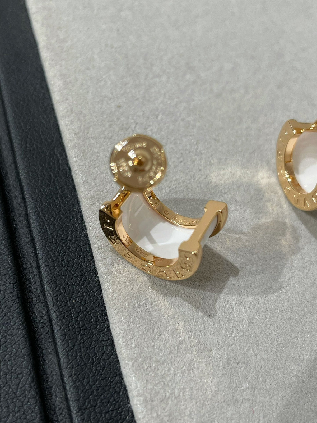 [⭐Spark]ZERO 1 PINK GOLD CERAMIC EARRINGS