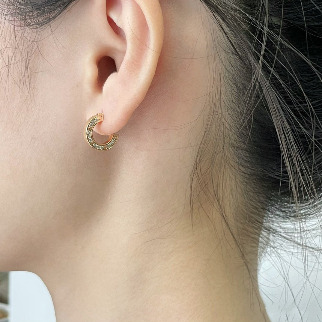 [⭐Spark]LOVE DIAMOND EARRINGS