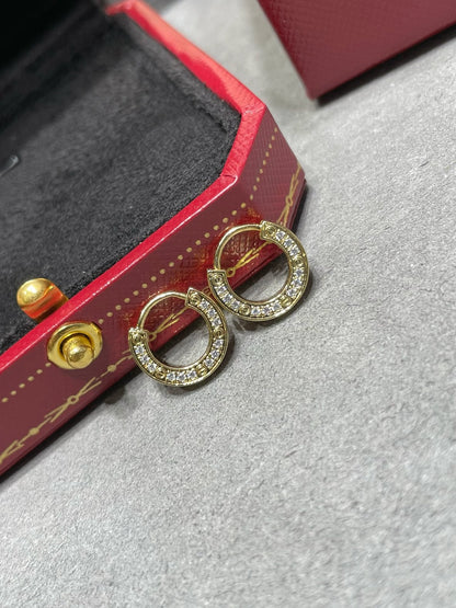 [⭐Spark]LOVE DIAMOND EARRINGS