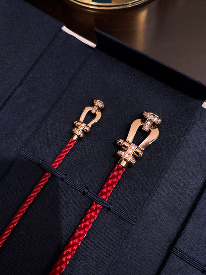 [⭐Spark]FORCE 10 HALF DIAMOND PINK GOLD RED CORDERI LARGE AND MEDIUM MODEL