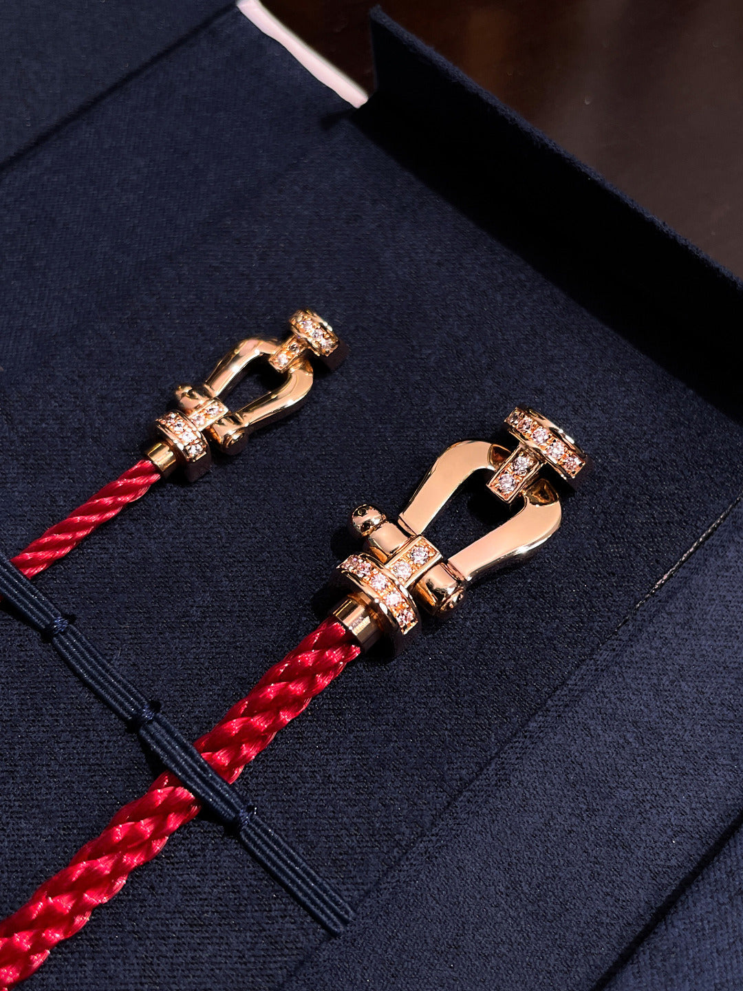 [⭐Spark]FORCE 10 HALF DIAMOND PINK GOLD RED CORDERI LARGE AND MEDIUM MODEL