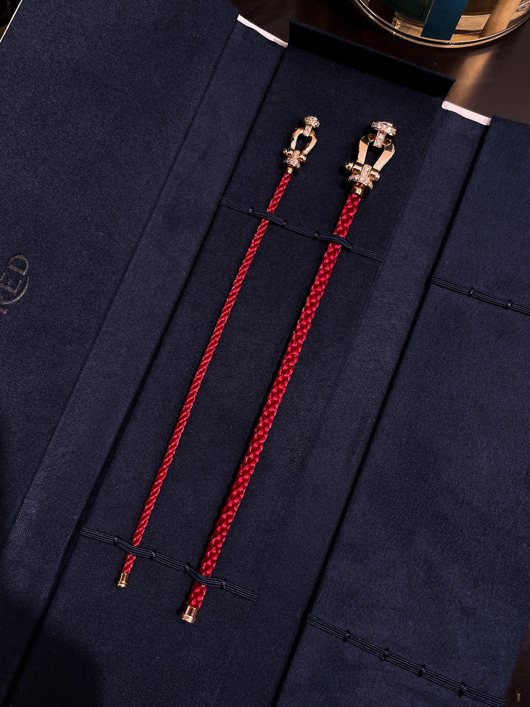 [⭐Spark]FORCE 10 HALF DIAMOND PINK GOLD RED CORDERI LARGE AND MEDIUM MODEL