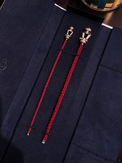 [⭐Spark]FORCE 10 HALF DIAMOND PINK GOLD RED CORDERI LARGE AND MEDIUM MODEL