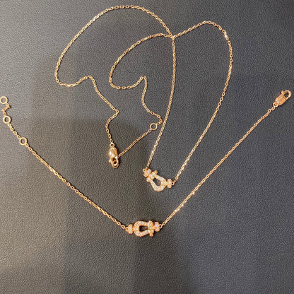 [⭐Spark]FORCE 10 DIAMOND PINK GOLD NECKLACE MINI MODEL