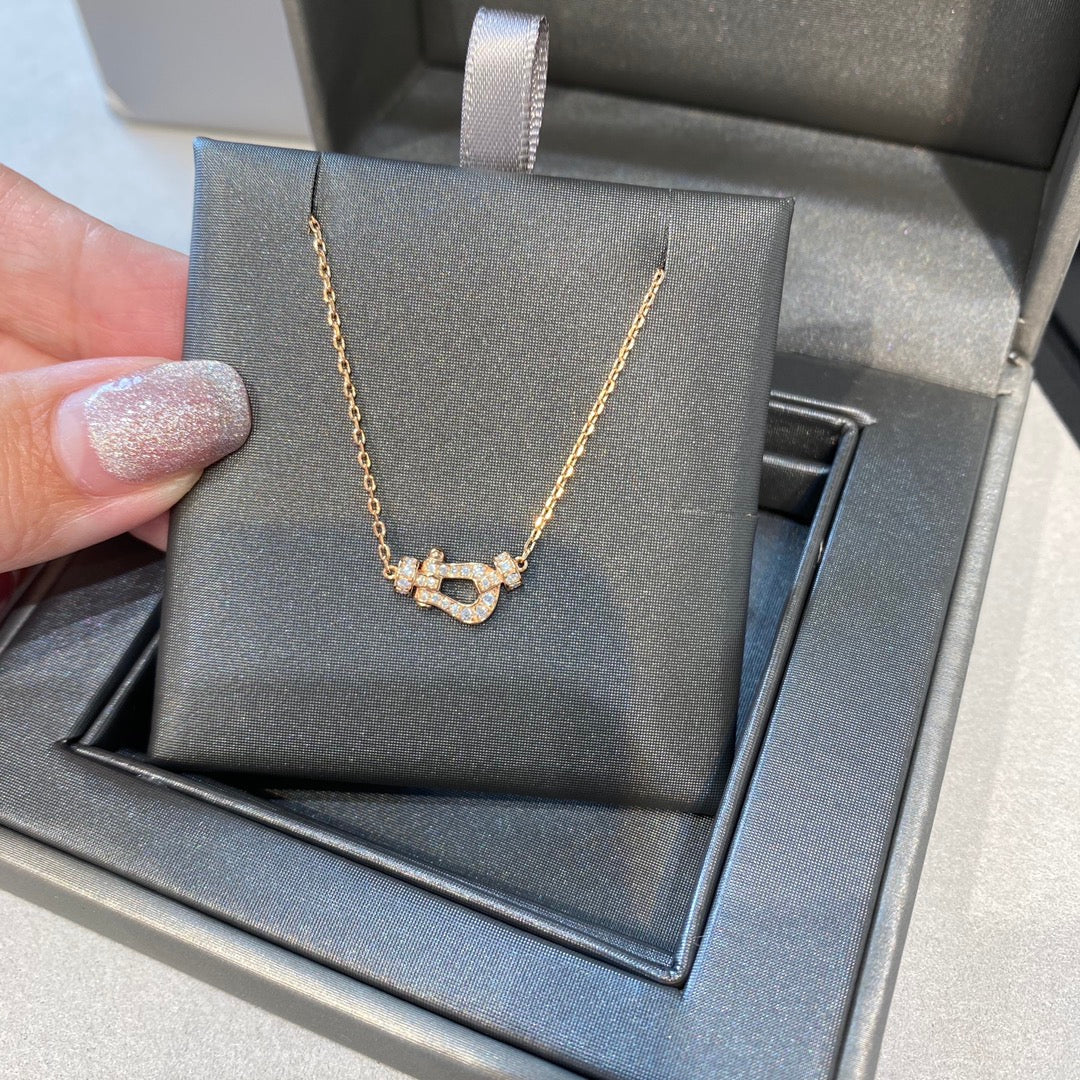 [⭐Spark]FORCE 10 DIAMOND PINK GOLD NECKLACE MINI MODEL