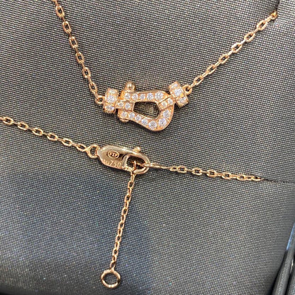 [⭐Spark]FORCE 10 DIAMOND PINK GOLD NECKLACE MINI MODEL