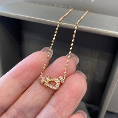 [⭐Spark]FORCE 10 DIAMOND PINK GOLD NECKLACE MINI MODEL