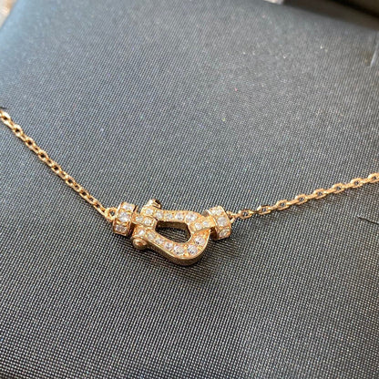 [⭐Spark]FORCE 10 DIAMOND PINK GOLD NECKLACE MINI MODEL