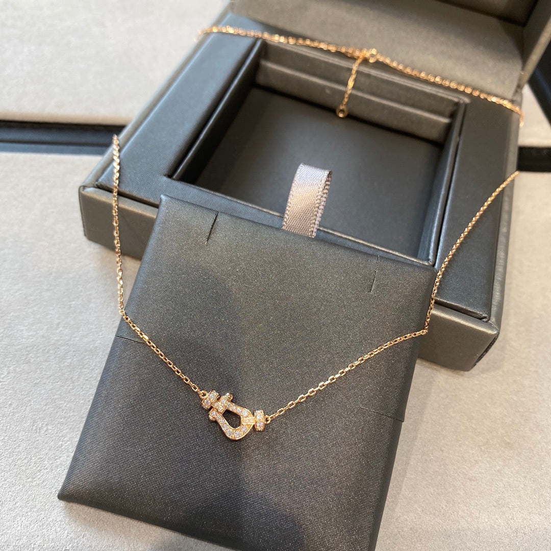 [⭐Spark]FORCE 10 DIAMOND PINK GOLD NECKLACE MINI MODEL
