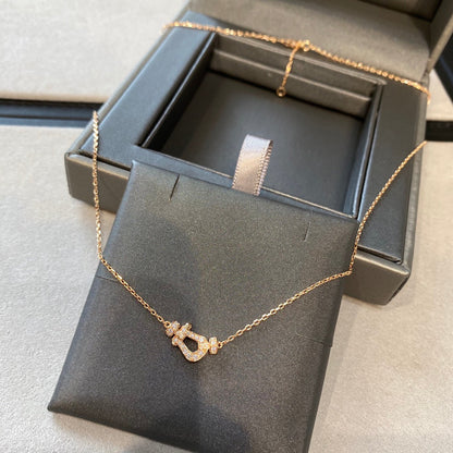 [⭐Spark]FORCE 10 DIAMOND PINK GOLD NECKLACE MINI MODEL