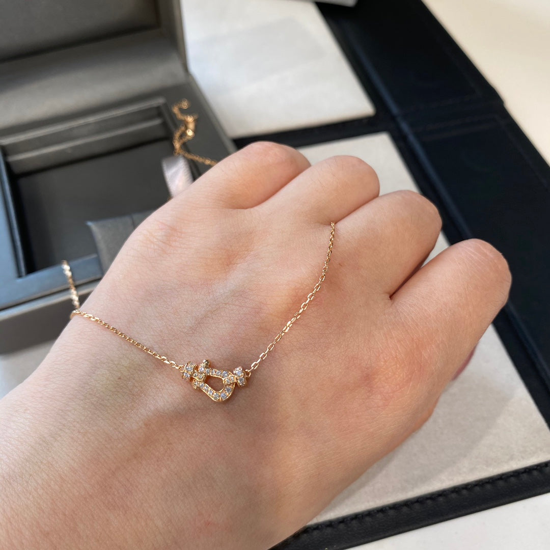 [⭐Spark]FORCE 10 DIAMOND PINK GOLD NECKLACE MINI MODEL