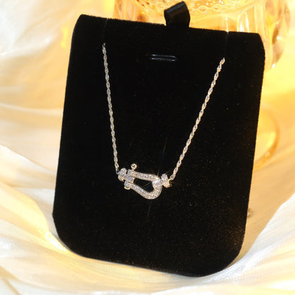 [⭐Spark]FORCE 10 DIAMOND SILVER NECKLACE MINI MODEL