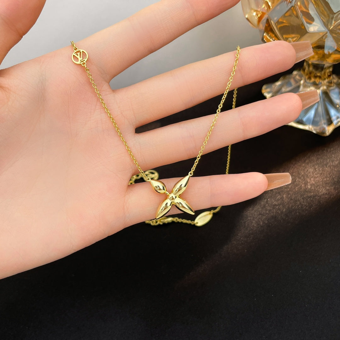 [⭐Spark]LOUISETTE GOLD NECKLACE