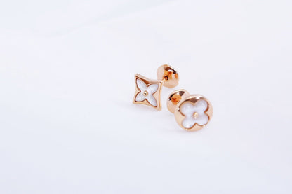 [⭐Spark]STAR AND SUN PINK GOLD MOP STUD EARRINGS