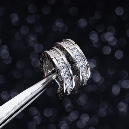 [⭐Spark]ZERO 1 MINI SILVER DIAMOND EARRINGS