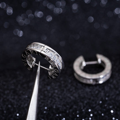[⭐Spark]ZERO 1 MINI SILVER DIAMOND EARRINGS