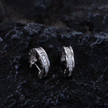 [⭐Spark]ZERO 1 MINI SILVER DIAMOND EARRINGS