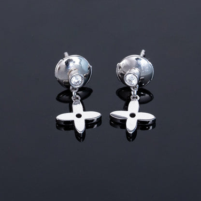 [⭐Spark]VIDYLLE SILVER DIAMOND MINI DROP EARRINGS
