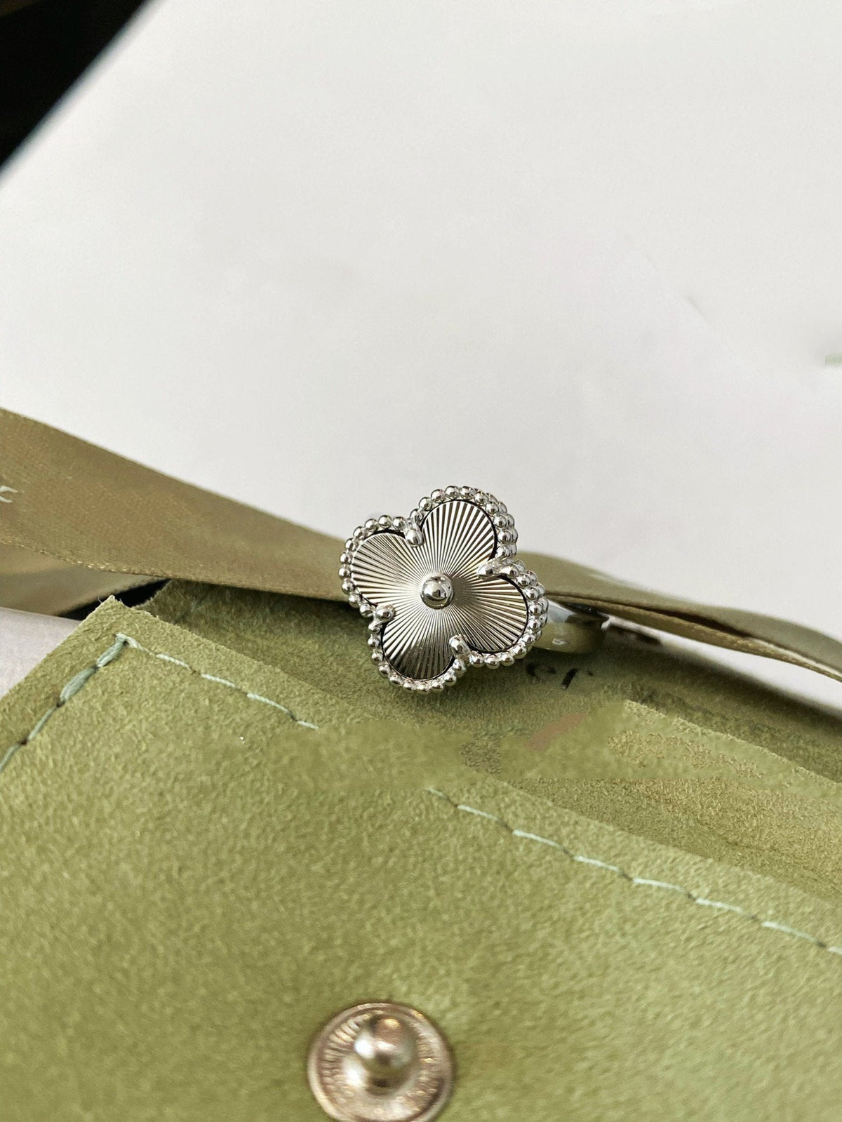 [⭐Spark]CLOVER SILVER RING