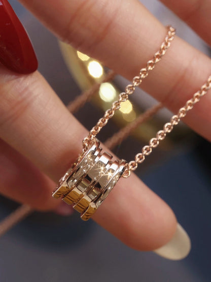 [⭐Spark]ZERO 1 PINK GOLD NECKLACE