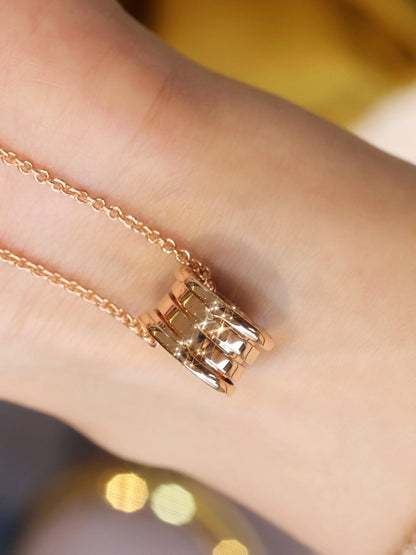 [⭐Spark]ZERO 1 PINK GOLD NECKLACE