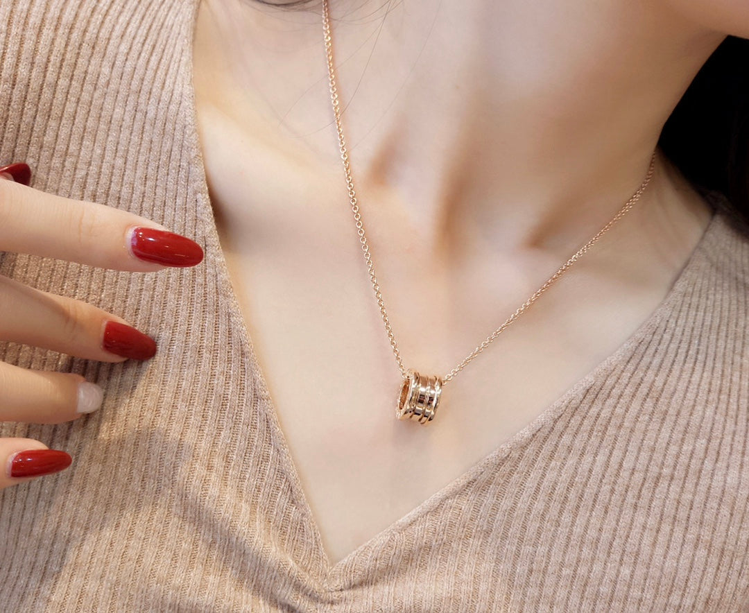 [⭐Spark]ZERO 1 PINK GOLD NECKLACE
