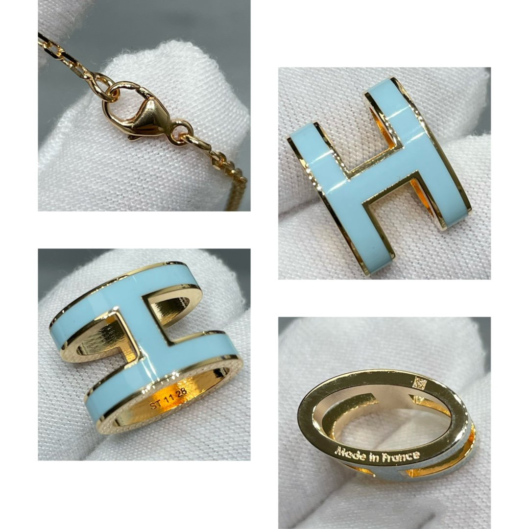 [⭐Spark]POP H SKY BLUE NECKLACE