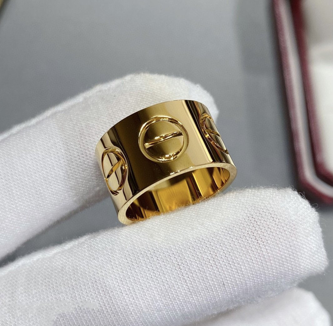 [⭐Spark]LOVE 11MM LARGE RING
