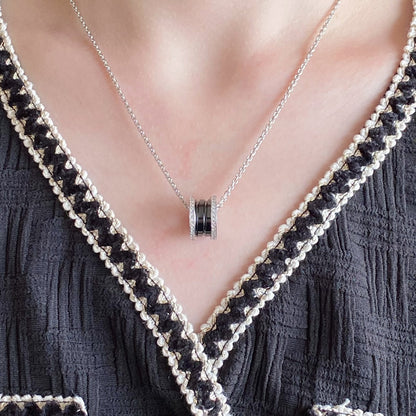 [⭐Spark]ZERO 1 DIAMOND CERAMIC NECKLACE